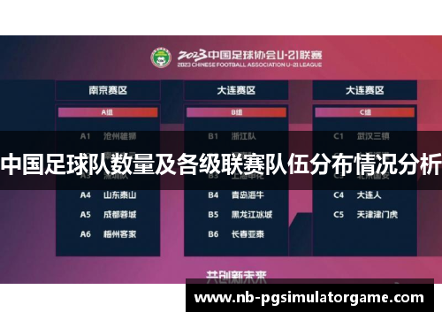 中国足球队数量及各级联赛队伍分布情况分析